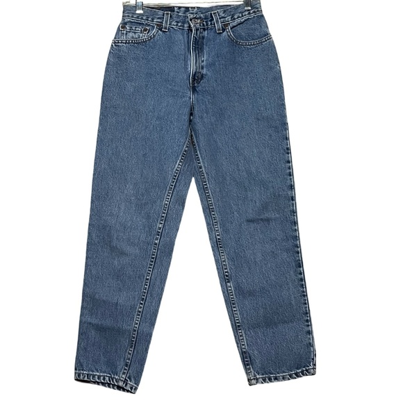 Vtg Levi’s 505 Classic Jeans Sz 8P Light Wash Everyday Essential Y2K Streetwear - Picture 2 of 11